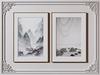 New Chinese Decorative Painting model