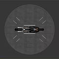 Futuristic Sleek Black Motorcycle With Modern Design And Streamlined Metallic Body Features