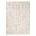 Beige Woven Texture Square Rug With Modern Simple Design For Living Room Decor
