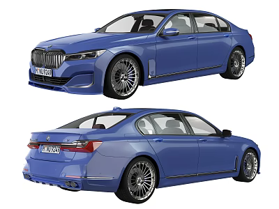 Hyundai BMW Cars 3d model