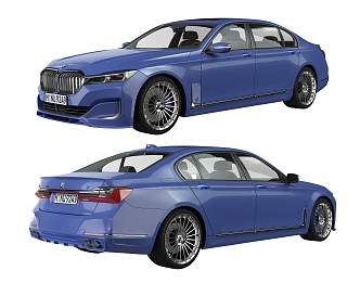 Hyundai BMW Cars 3d model