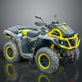 All Terrain Vehicle Toy Car Four-wheeler Beach Car Four-wheel Motorcycle Mountain Bike Off-road Mountain Bike 3d model