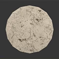 Carved Stone Decorative Pedestal Featuring Circular Top Supporting Pillars And Central Bowl