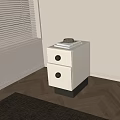 Bedside table 3d model