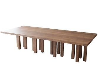 Modern Dining Table Tea Table 3d model