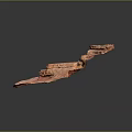 Red Layered Decorative Rock With Natural Textured Surface For Garden Landscape
