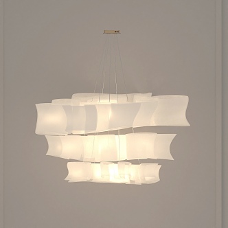 Lamp lighting lamp decorative lamp chandelier 3d model