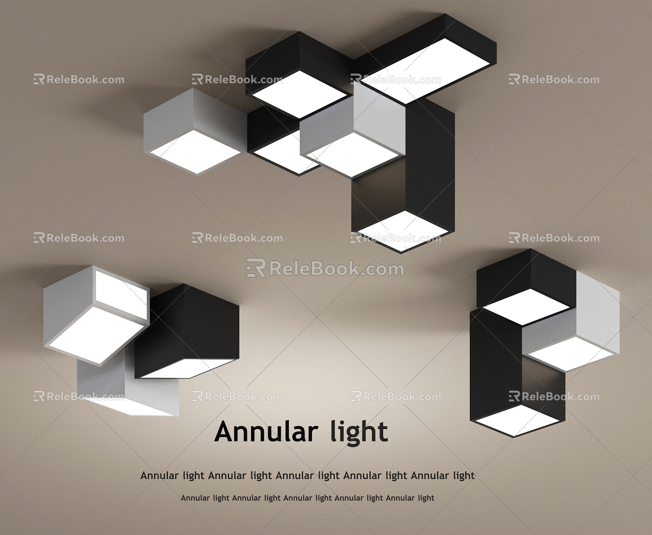 Bedroom lamp Ceiling lamp 3d model