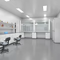 Laboratory Aseptic Room Operating Table Vessel Beaker Instrument Reagent 3d model