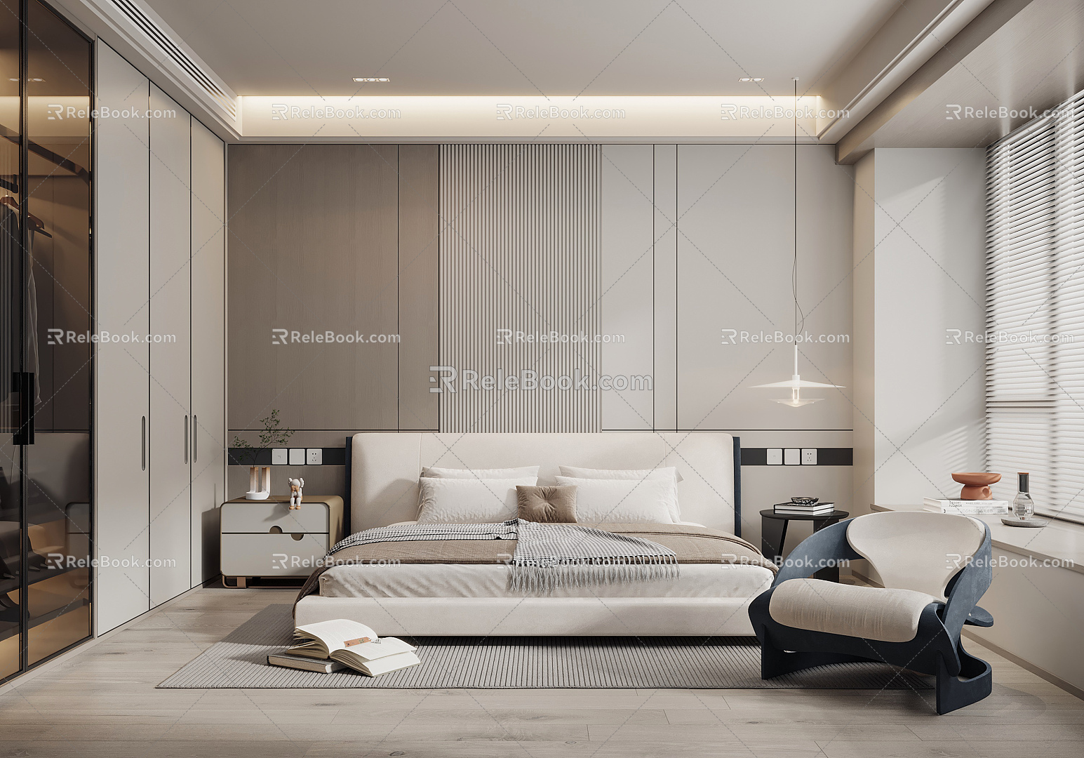 Modern Bedroom 3d model