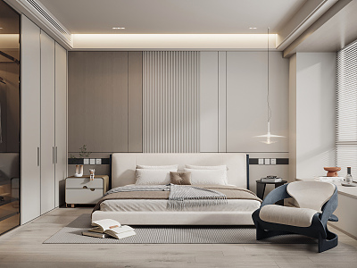 Modern Bedroom 3d model