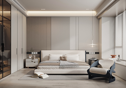 Modern Bedroom 3d model