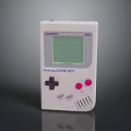 Classic Nintendo Game Boy Portable Gaming Console with Green Screen and Pink Buttons