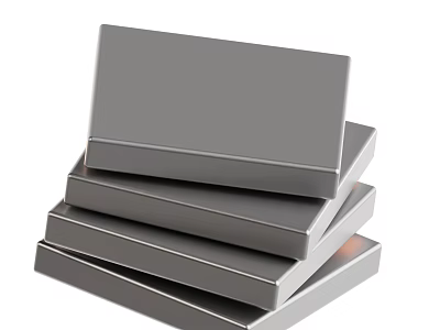 High Quality Industrial Metal Blocks Stacked For Heavy Duty Equipment 3d model