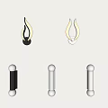 Modern Decorative Wall Lamps With Various Styles In Black Silver White Illuminated Design