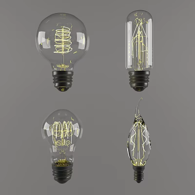 Modern light bulb 3d model Modern light bulb 3d model