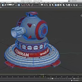 Sci-fi Turret Sci-fi Turret Sci-fi Cannon Sci-fi Cannon Future Weapon High-tech Low Face Number Low Model Simple Model Game Movie and TV Level Super Realistic 3d model