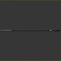 Ornate Curved Blade Weapon With Silver Gold Intricate Patterns And Decorative Handle