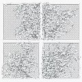 Green Leafy Vines Climbing Lattice Fence For Garden Decor Accent Piece