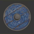 Medieval Shield Ancient Shield Defensive Weapon Ancient Shield Iron Shield Protective Shield Wooden Shield 3d model