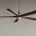 Bell Vintage Ceiling Fan Ceiling Lamp Ceiling Fan Ceiling Lamp 3d model