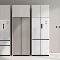Modern Fridge Freezer Designs With Different Styles And White Finishes For Kitchen