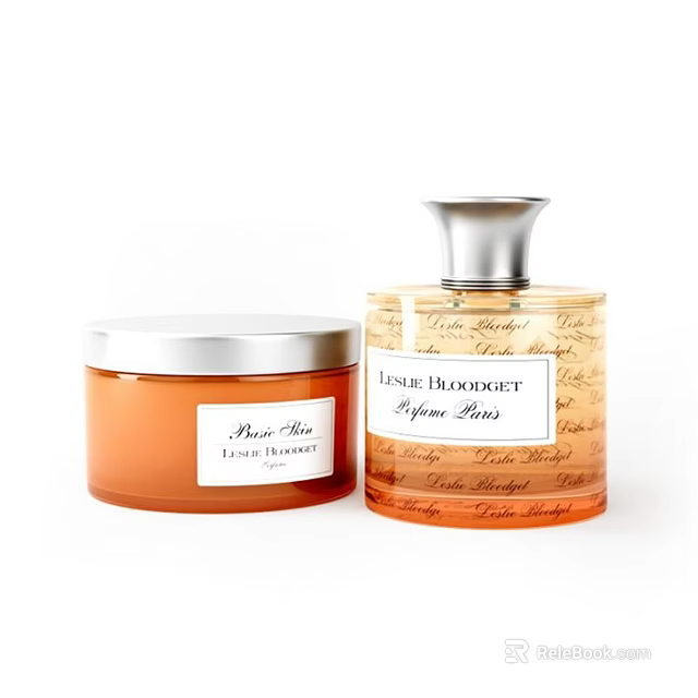 Luxury L’OBJET BOUCHERON Peony Blush Eau de Parfum And Scented Candle Cosmetics Set 3d model 