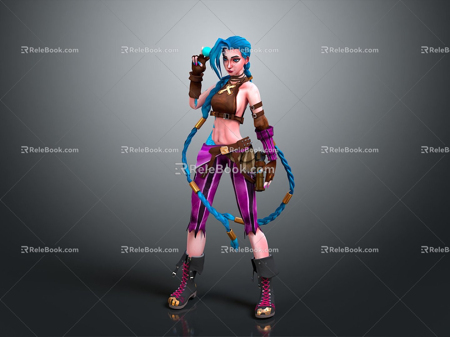 cosplay costume costume online game female warrior anime costume animation costume 3d model