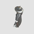 Chinese Armor Soldier Armor Ancient Iron Armor 3d model