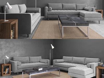 Corner sofa model