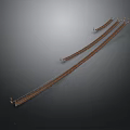 Industrial Metal Rail Track Components With Longitudinal Bars And Connecting Joints
