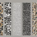 Modern Pebbles Stone Pebbles 3d model