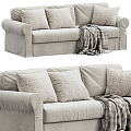 Modern Multiplayer Sofa Sofa Soft Sofa Three-Seat Sofa 3d model