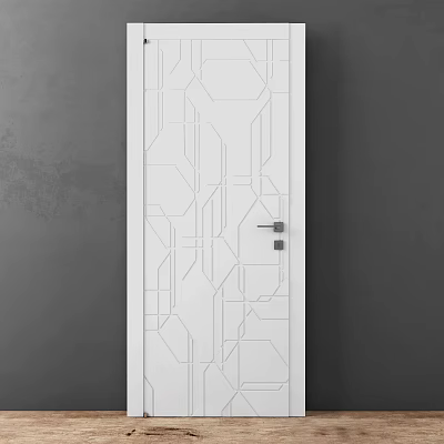 Modern swing door 3d model Modern swing door 3d model