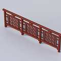 3D Model of Guardrail 3d model