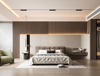Modern Bedroom 3d model