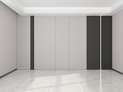 Modern background wall 3d model