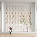Glass brick partition 3d model