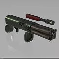 Green Multi Barrel Space Propulsion Device Design With Red Component