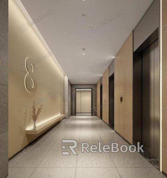 Elevator hall model