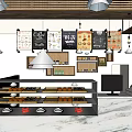 Modern Café Interior Design Featuring Wooden Tables Chairs And Hanging Lights