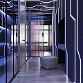 Gaming And Music Room With Starry Sky Ceiling