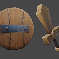 Sword and Shield 3d model