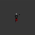 Flame thrower flame gun homemade weapon flamethrower 3d model