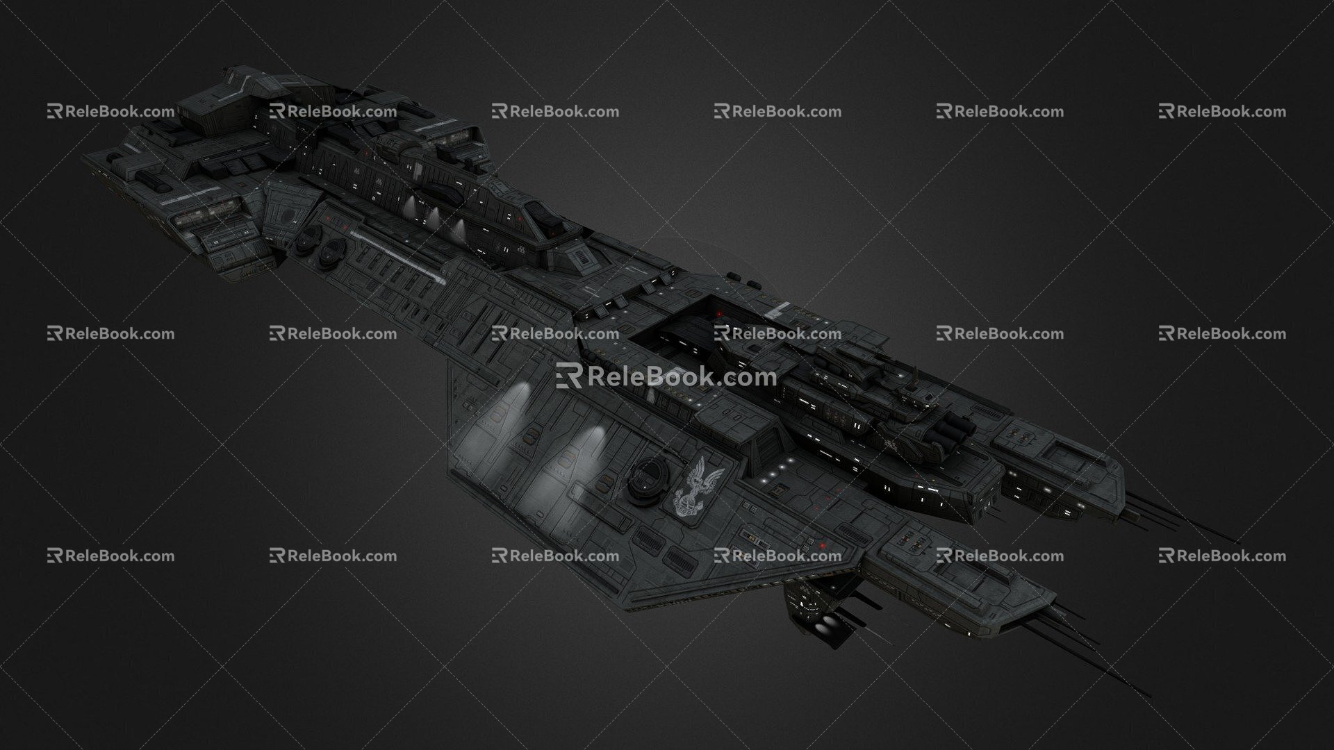 Phoenix-class assault ship 3d model