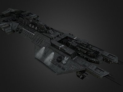 Phoenix-class assault ship 3d model