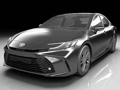 Toyota Modern Sedan With Sleek Exterior Design Front Grille And Alloy Wheels 3d model
