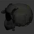 Tactical Military Helmet With Night Vision Mount And Adjustable Chin Strap For Combat Use