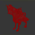 Two Headed Dog Fantasy Monster Game Movie Character 3D Model Design
