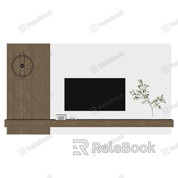 background wall TV background wall model